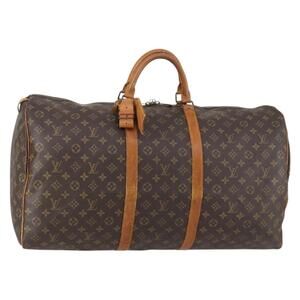 LOUIS VUITTON Monogram Keepall 60 Boston Bag M41422 LV Auth 146409